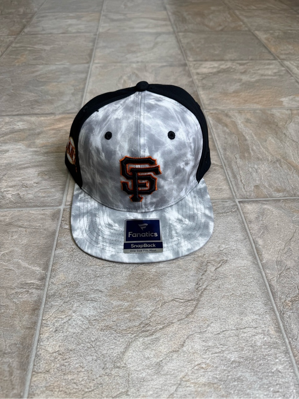 San Francisco Giants Fanatics SnapBack Hat Mens Size Adjustable Gray MLB